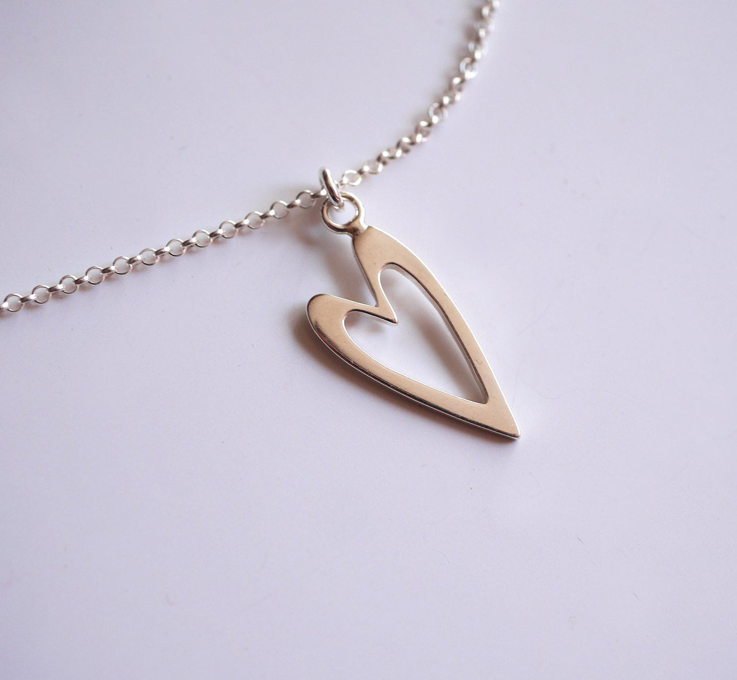 Collier Sweetheart - Coeur - Déclaration d'amour - Argent 925