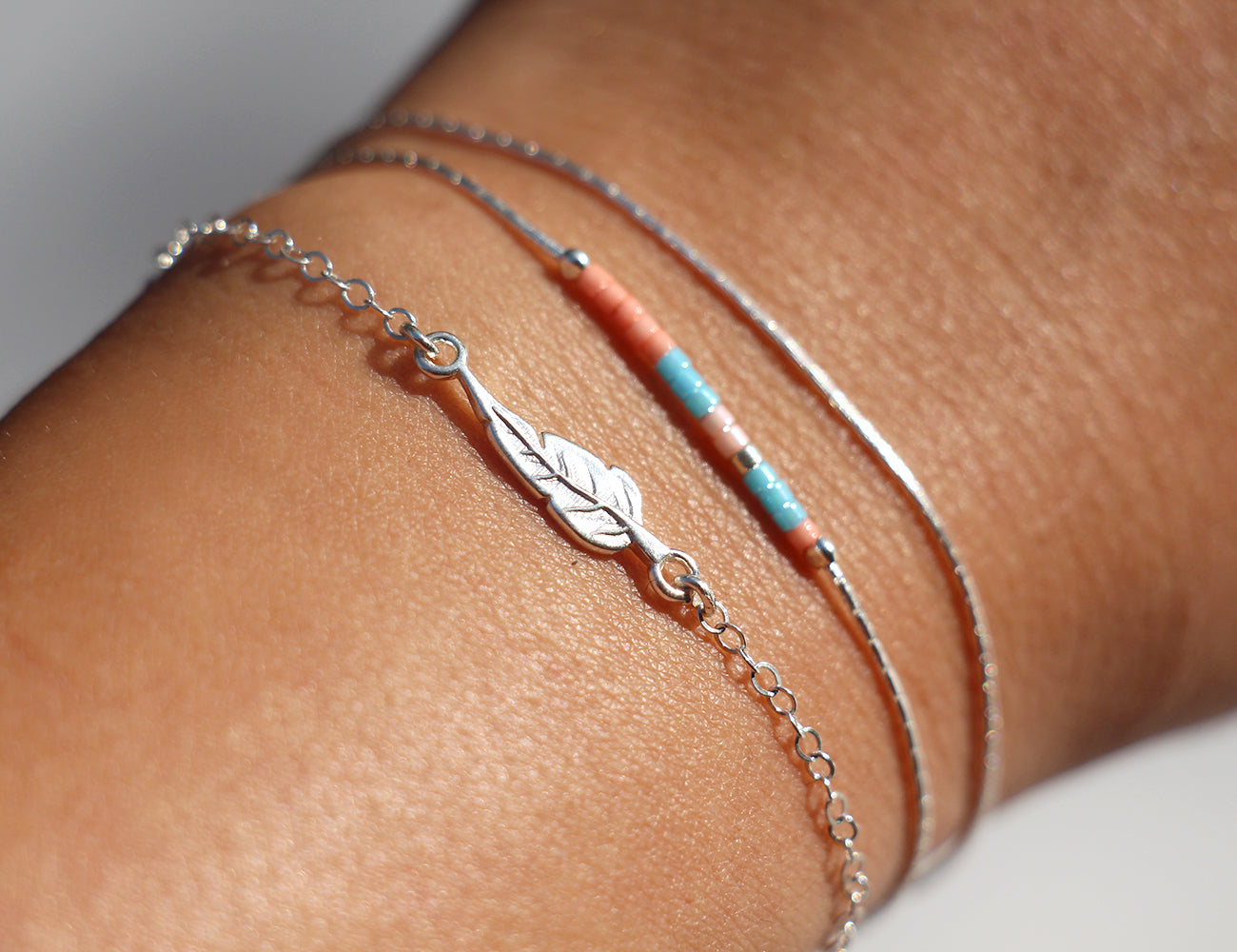 Bracelet Pluma - Plume - Argent 925