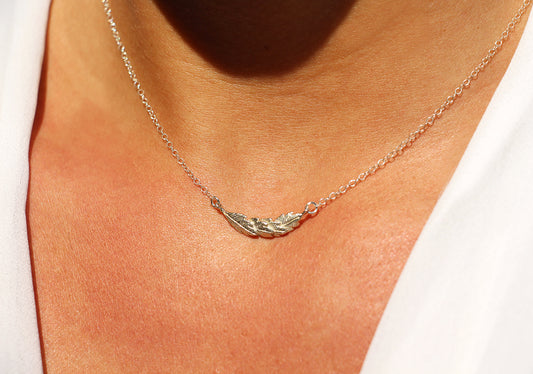 Collier Kali - Plumes - Argent 925