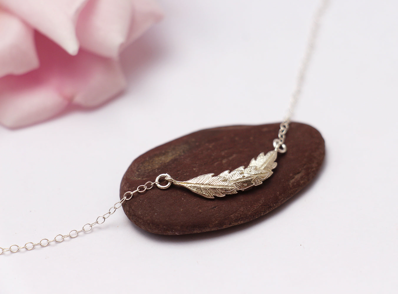 Collier Kali - Plumes - Argent 925