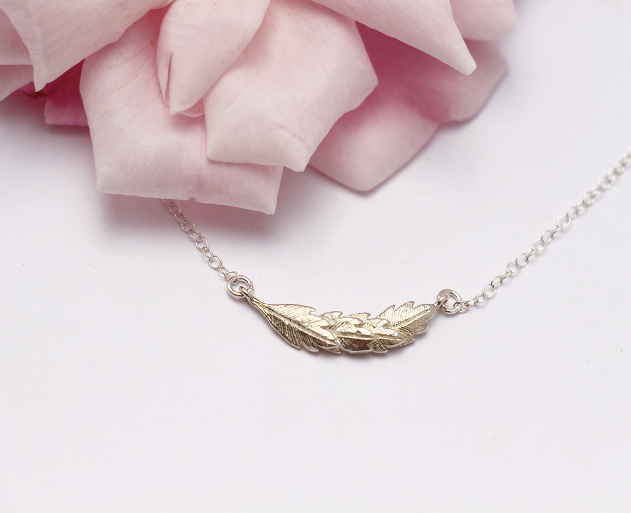 Collier Kali - Plumes - Argent 925