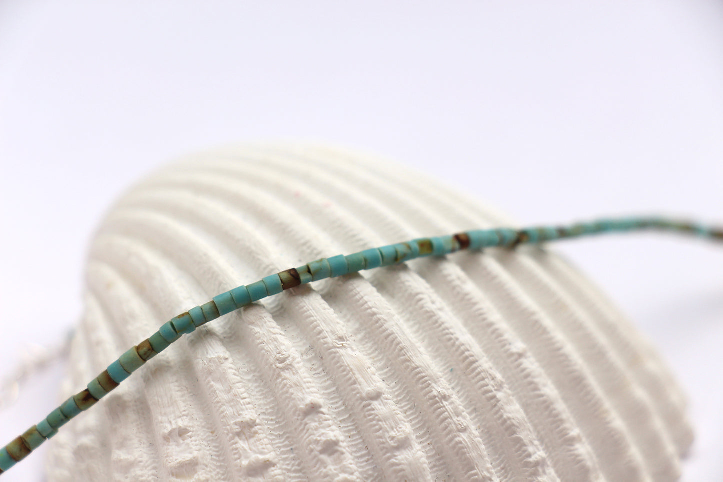 Bracelet Pondichery - Pierres turquoise naturelle bleu-vert - Argent 925