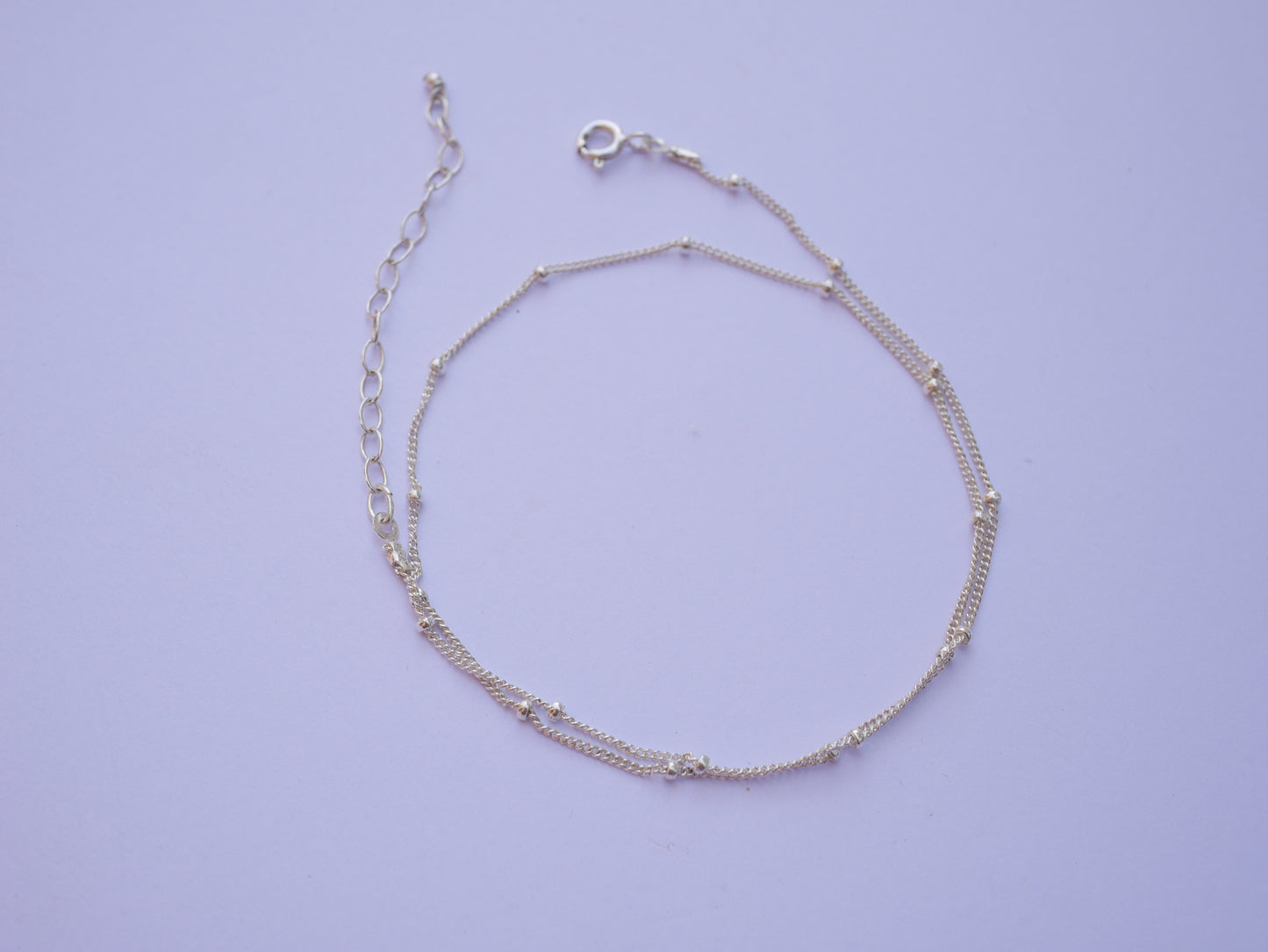 Ras du cou Satélit mini - Choker - Chaîne fine petites boules - Argent 925