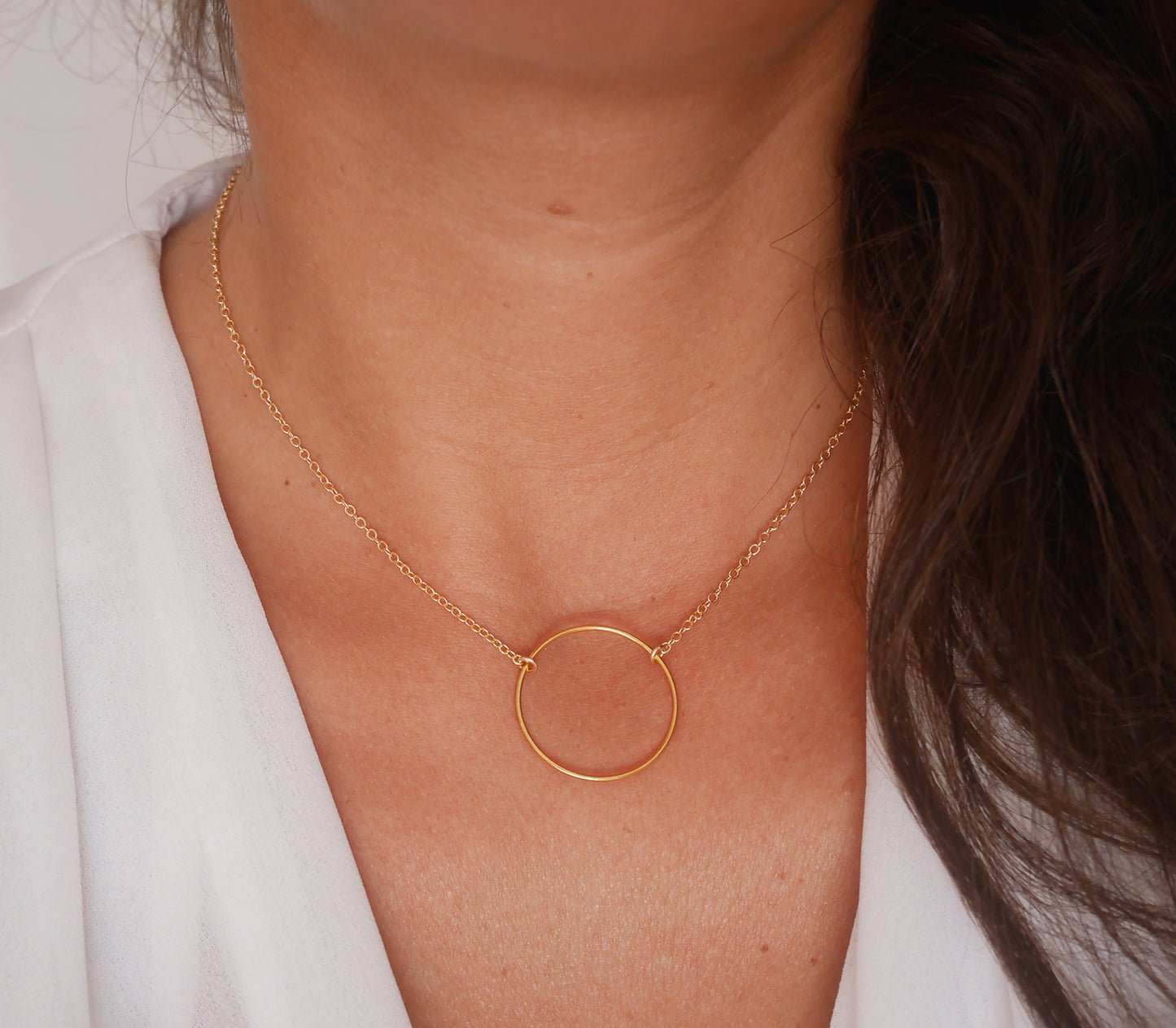 Collier Cléôme - Cercle - Plaqué Or