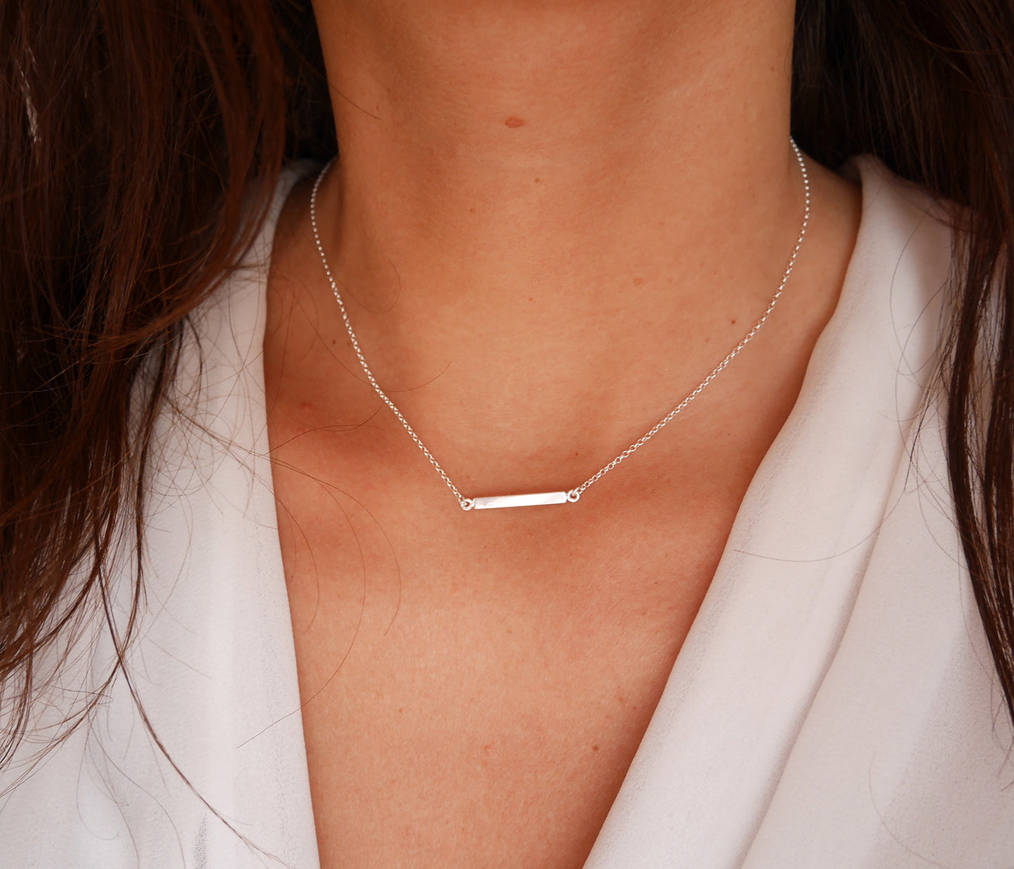 collier Mia - Barre - Argent 925