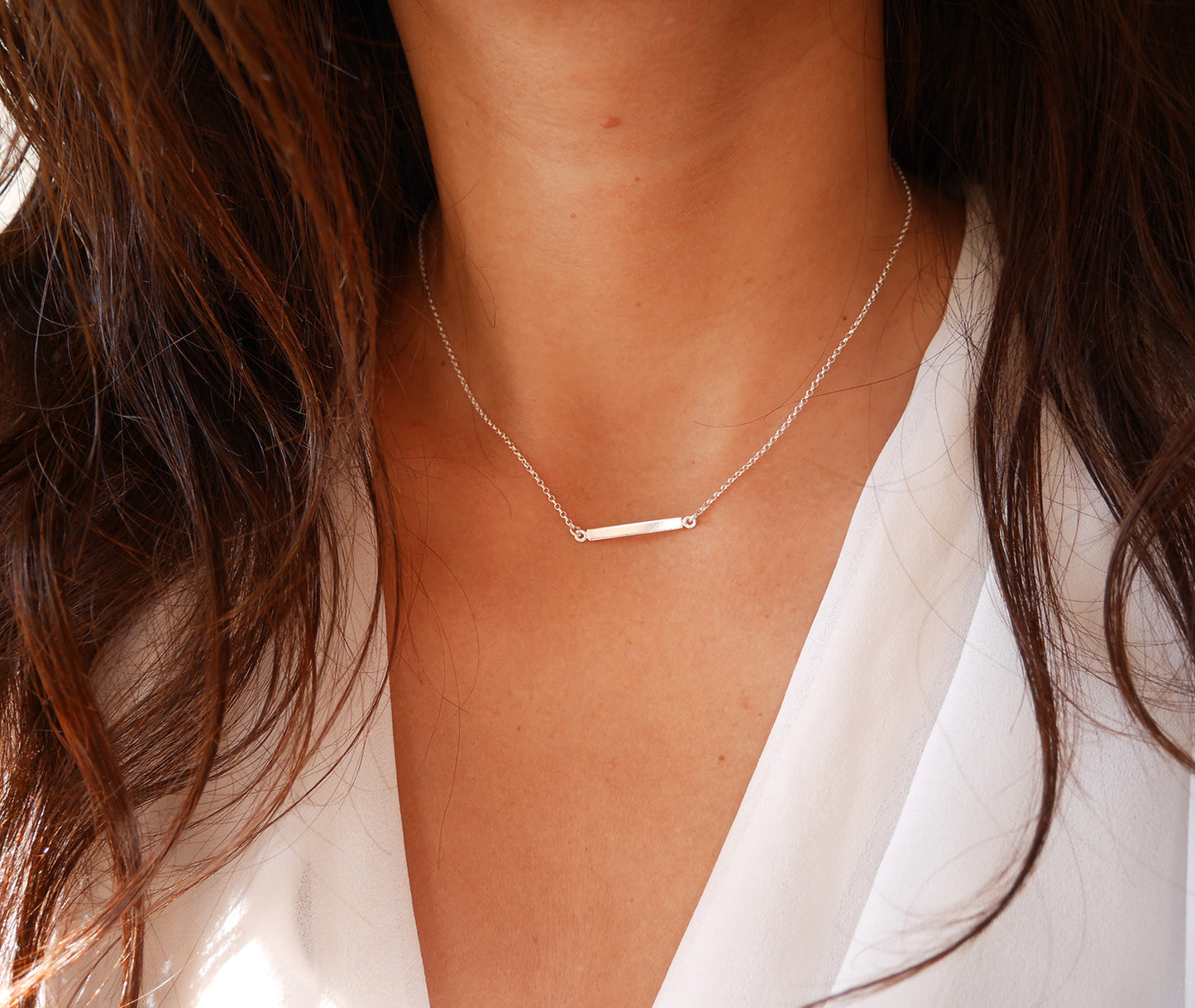 collier Mia - Barre - Argent 925