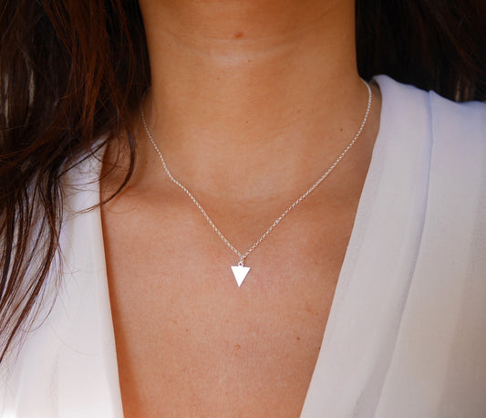 Collier antheia - Triangle - Argent 925