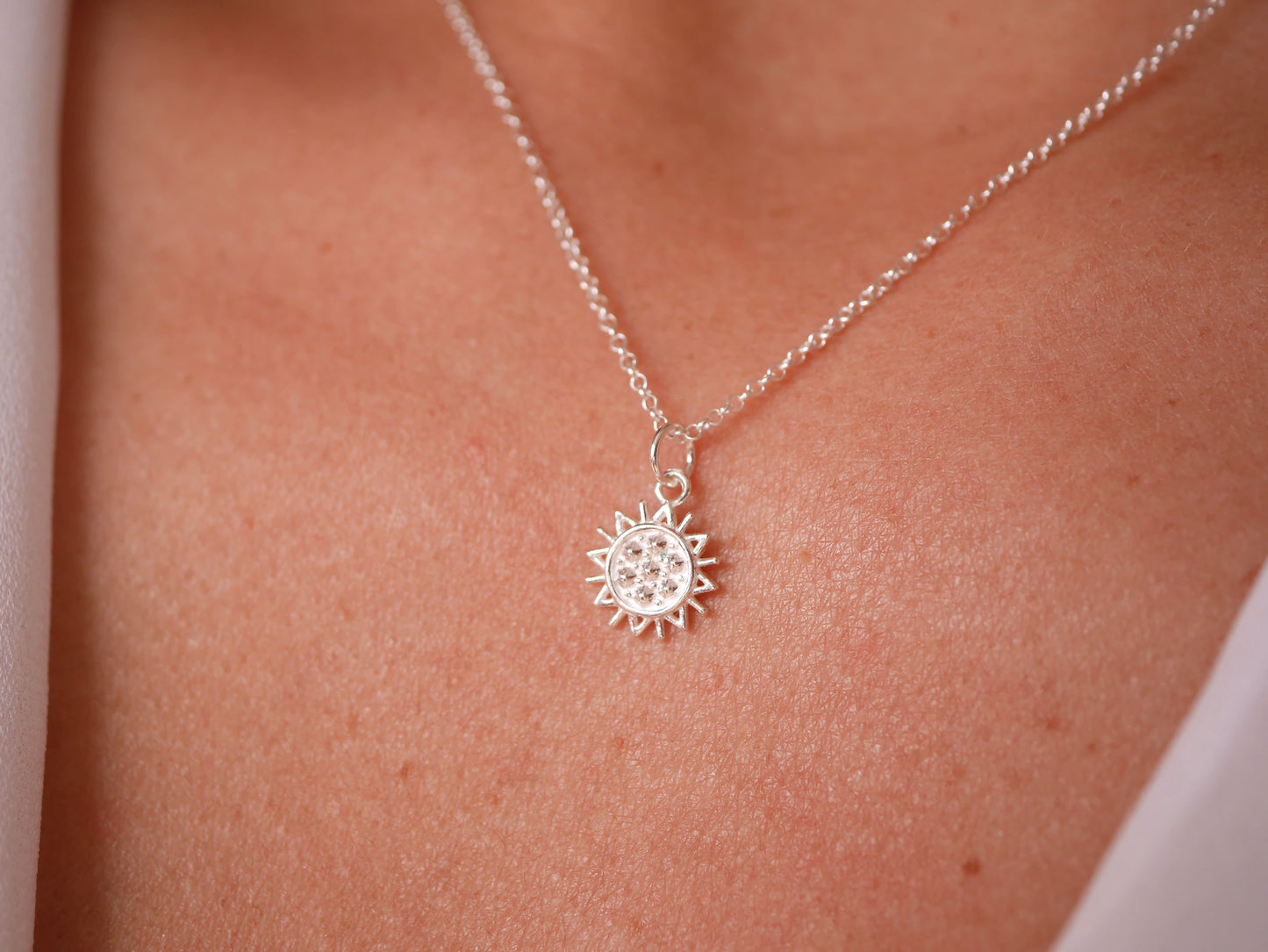 Collier Shiny - Mini soleil - Argent 925