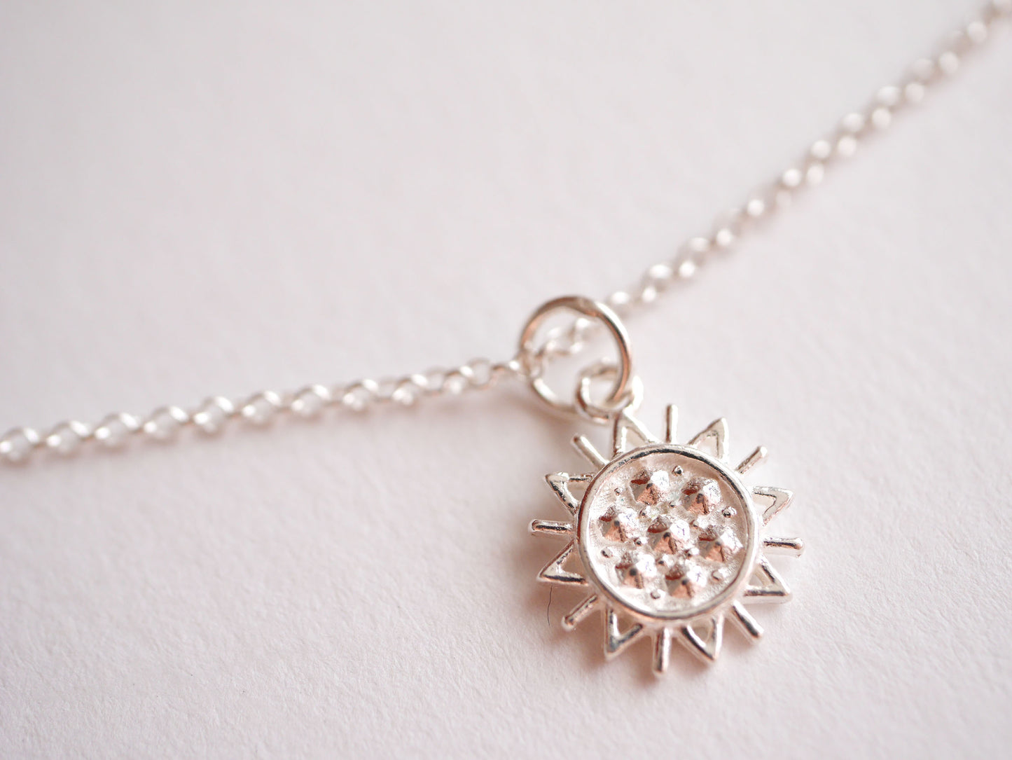 Collier Shiny - Mini soleil - Argent 925