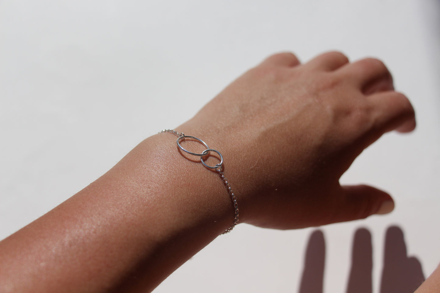 Bracelet Infinity - Double cercles liés - Argent 925