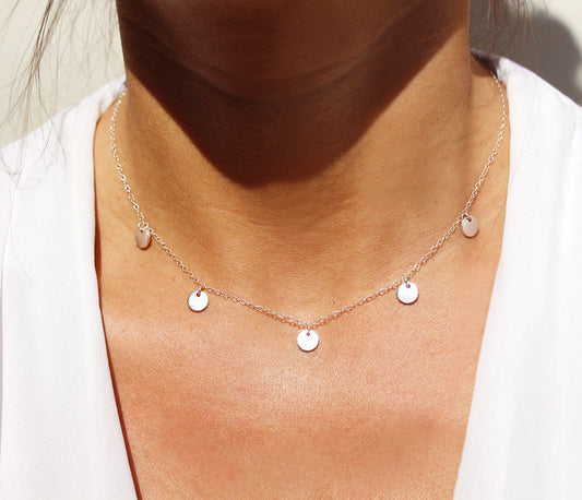 Collier Aurora - Collier 5 médailles - Argent 925