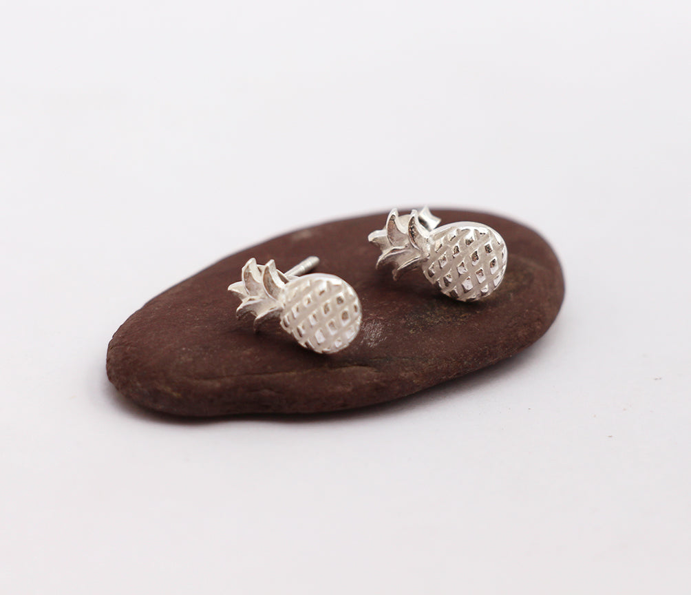 Boucles d'oreilles Pinya - Ananas - Argent 925