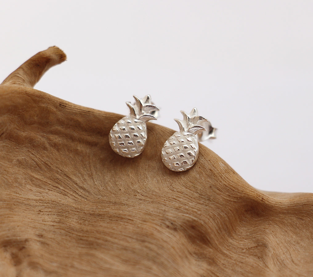 Boucles d'oreilles Pinya - Ananas - Argent 925