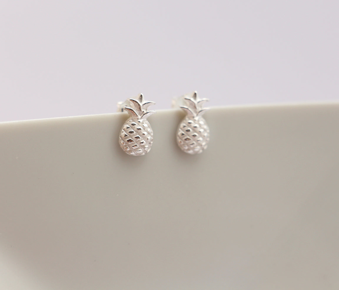 Boucles d'oreilles Pinya - Ananas - Argent 925